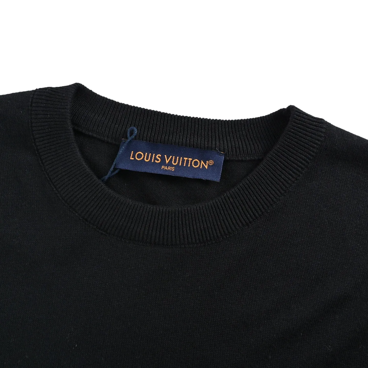 Louis Vuitton/Louis Vuitton 25ss gradient old flower diamond knitted short sleeves